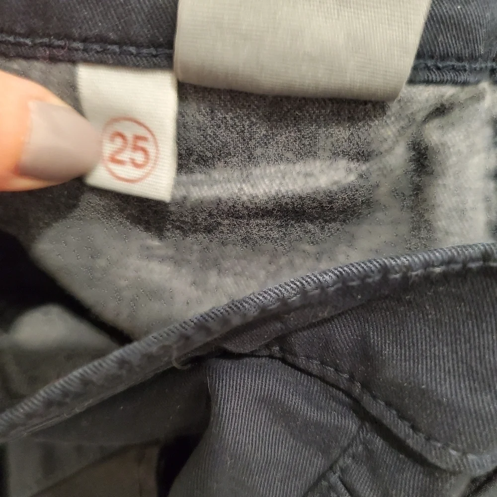 J Brand Kinsey Two Tone Navy Blue Skinny Jeans